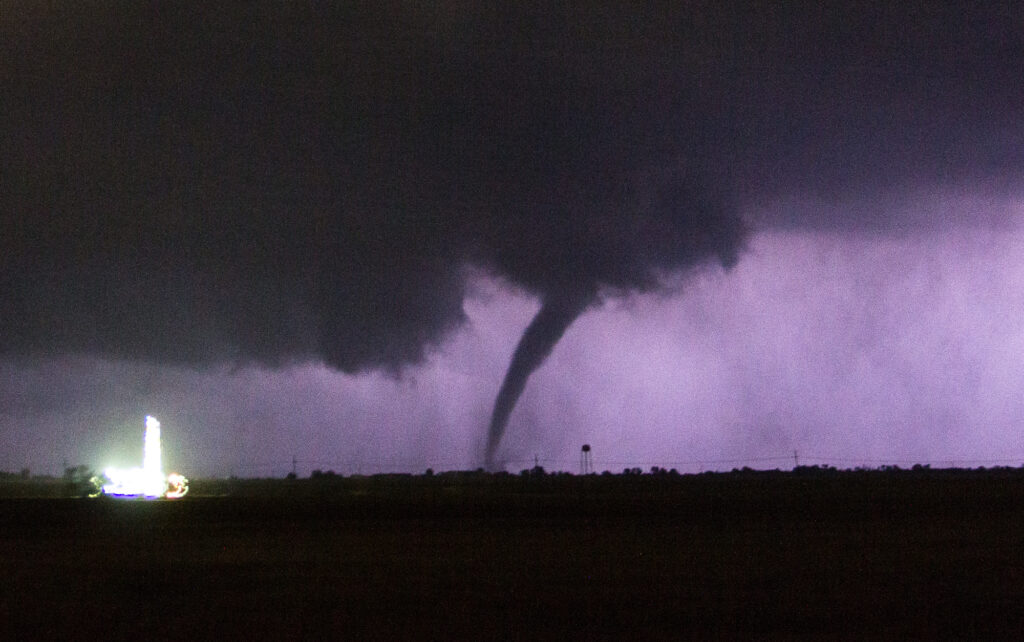 Tornado and Oil Rig