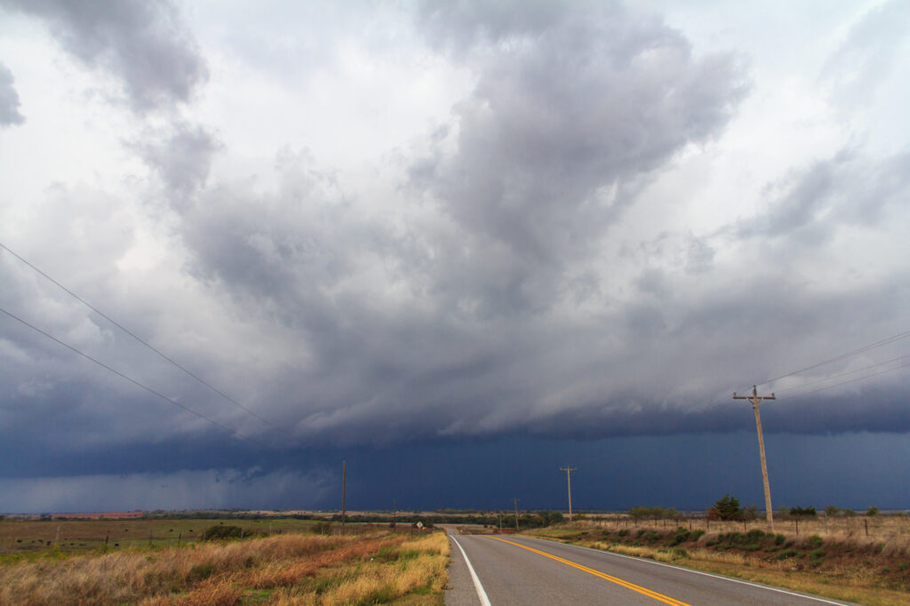 Storm near Carnegie, OK