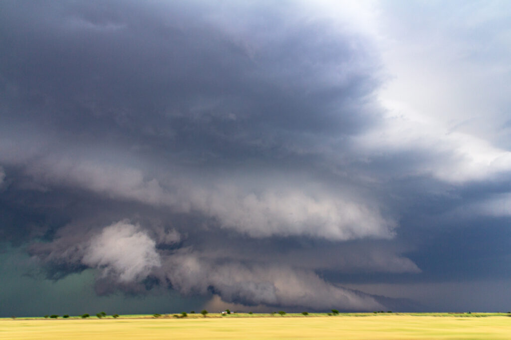 Storm along the Red River on May 7, 2014