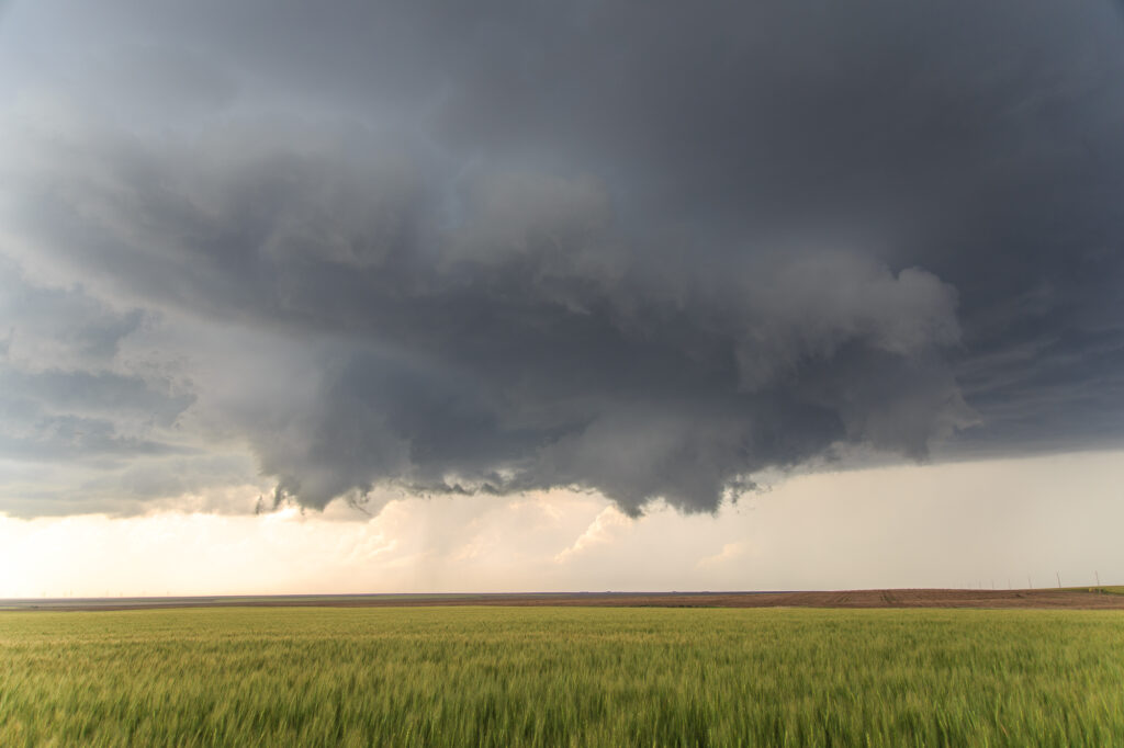 Double funnel wall cloud