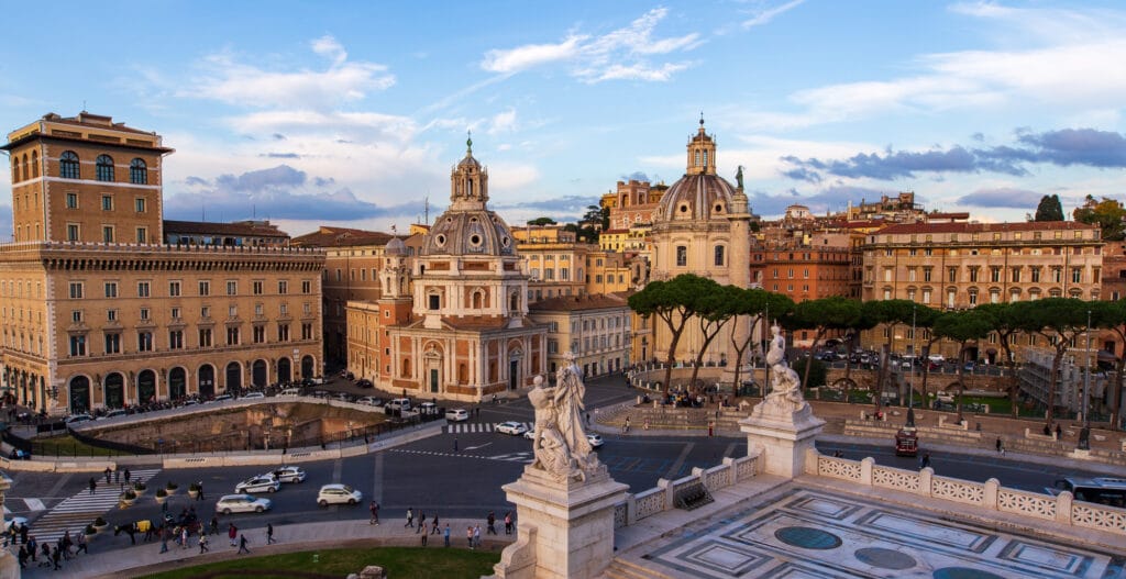 Rome from Altare della Patria