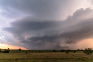 Supercell near Prosper, TX on April 21, 2017