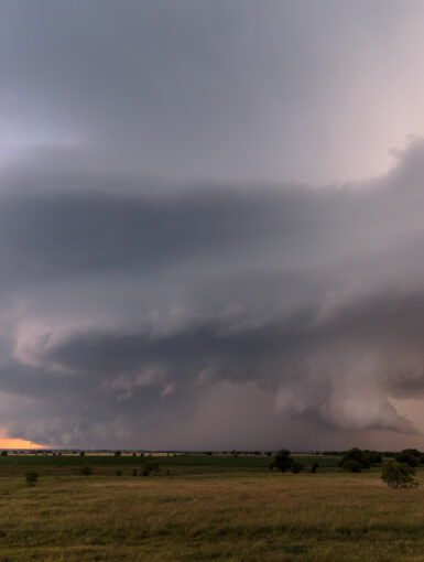 Supercell near Prosper, TX on April 21, 2017