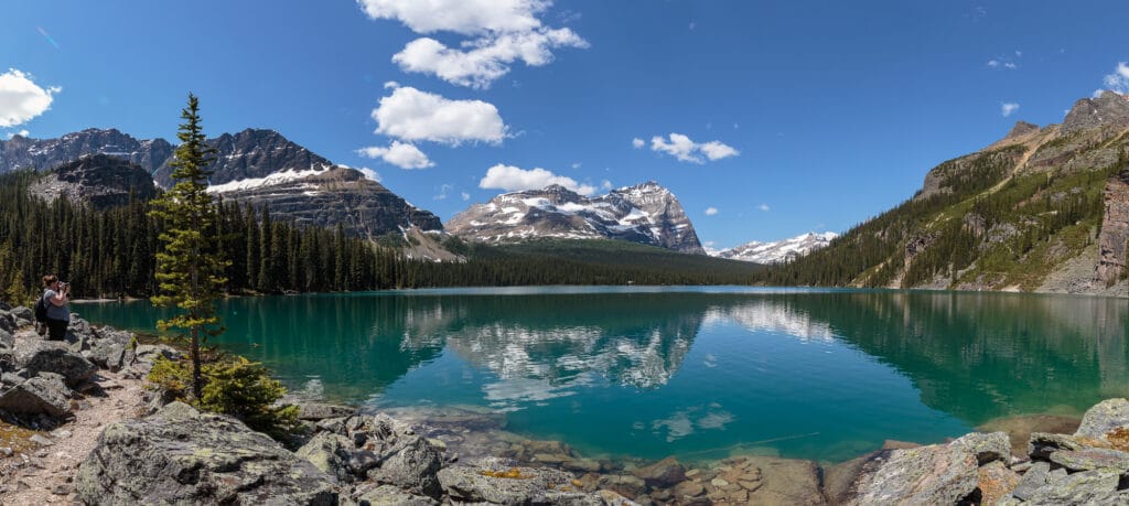 Panoramic Image of Lake O'Hara in Yoho National Park