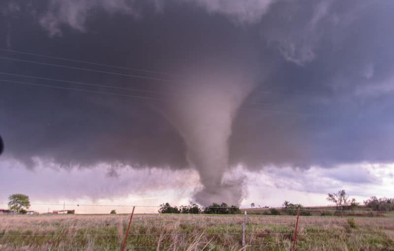 EF-4 Tornado near Wynnewood and Katie, OK May 9, 2016