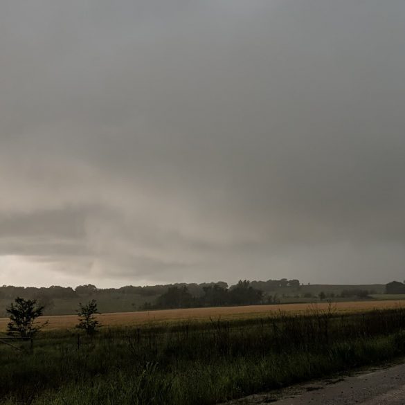 Tornado Warned storm in Jefferson County, Oklahoma on May 16, 2021. The storm was extremely HP in nature