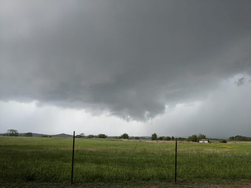 Lowering west of Pryor