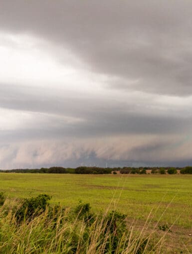 Shelf Cloud near Brownwood, Texas