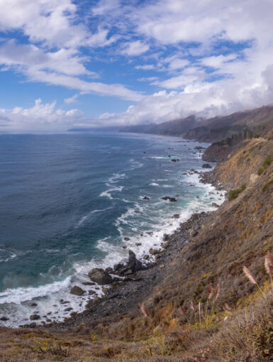 Mountainous West Coastline in California