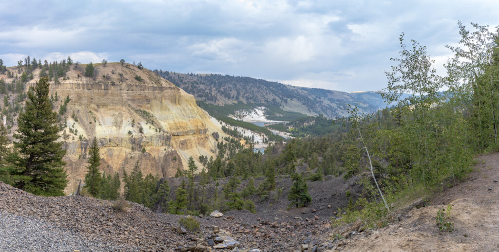 Overlooking the Yellowstone River