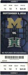 Michigan vs Hawaii 2016